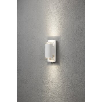 Konstsmide Potenza Muurlamp LED Wit, 2-lichts