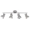 Reality GINA Plafond spot Nikkel mat, Wit, 4-lichts