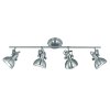 Reality GINA Plafond spot Nikkel mat, Wit, 4-lichts