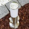 Caserta Plint licht, Staande lamp, Pad licht Roestvrijstalen kleur, 1-licht