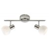 Brilliant Bona Spotbalk plafond Wit, 2-lichts