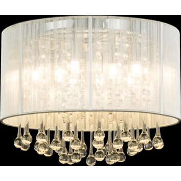 Globo SIERRA Plafondlamp LED Chroom, 8-lichts