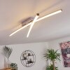 Powassan Plafondlamp LED Chroom, 2-lichts