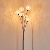 Kitee Staande lamp Chroom, Nikkel mat, 6-lichts
