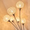 Kitee Staande lamp Chroom, Nikkel mat, 6-lichts