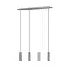 Trio MARLEY Hanglamp Nikkel mat, 4-lichts
