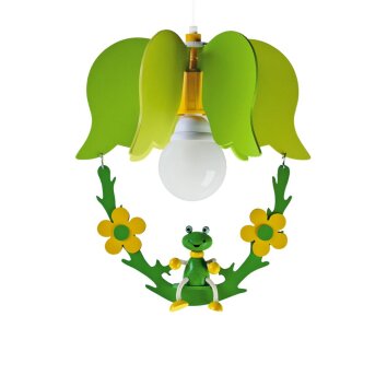 Elobra FROSCH Hanglamp Groen, 1-licht