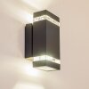Lutak Buiten muurverlichting LED Antraciet, 2-lichts