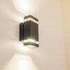 Lutak Buiten muurverlichting LED Antraciet, 2-lichts