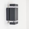 Lutak Buiten muurverlichting LED Antraciet, 2-lichts