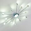 Mirror Plafondlamp LED Chroom, 1-licht, Afstandsbediening