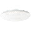 Brilliant Nunya Plafondlamp LED Chroom, 1-licht, Afstandsbediening