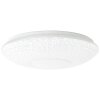 Brilliant Nunya Plafondlamp LED Chroom, 1-licht, Afstandsbediening