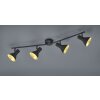 Reality NINA Spotlamp Goud, Zwart, 4-lichts
