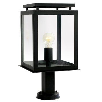 KS Verlichting Sokkellamp Zwart, 1-licht