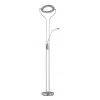 Wofi REMY Staande lamp LED Nikkel mat, 2-lichts