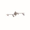 Ideallux ALFA Plafondlamp Nikkel mat, 4-lichts