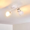 Tina Plafondlamp Wit, 2-lichts