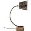 Brilliant Drake Tafellamp roestvrij staal, Zwart, 1-licht