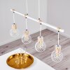 Koler Hanglamp Hout licht, Wit, 4-lichts