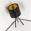 Bathinda Tafellamp Zwart, 1-licht