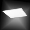 Leuchten Direkt Ls-FLAT Plafondlamp LED Wit, 1-licht, Afstandsbediening, Kleurwisselaar