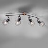 Leuchten-Direkt JARO Plafondlamp Hout licht, 4-lichts