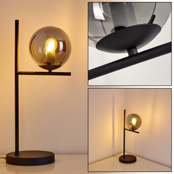 Hogatza Tafellamp Zwart, 1-licht