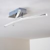 Georgina Plafondlamp LED Chroom, 2-lichts