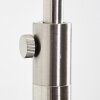 Wiby Staande lamp Nikkel mat, 1-licht, Stoffen lampenkap
