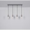 Globo FLECKI Hanger Grijs, 4-lichts