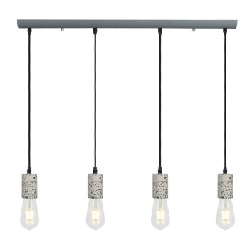 Globo FLECKI Hanger Grijs, 4-lichts
