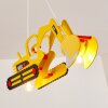 Bagger Hanglamp Geel, 2-lichts