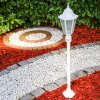 Hongkong Frost Buiten staande lamp Wit, 1-licht, Bewegingsmelder