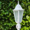 Hongkong Frost Buiten staande lamp Wit, 1-licht, Bewegingsmelder
