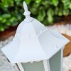 Hongkong Frost Buiten staande lamp Wit, 1-licht, Bewegingsmelder