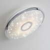 Jamton Plafondlamp LED Chroom, 1-licht, Afstandsbediening