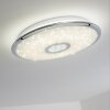 Jamton Plafondlamp LED Chroom, 1-licht, Afstandsbediening