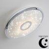 Jamton Plafondlamp LED Chroom, 1-licht, Afstandsbediening