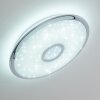 Jamton Plafondlamp LED Chroom, 1-licht, Afstandsbediening