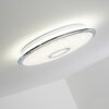 Jamton Plafondlamp LED Chroom, 1-licht, Afstandsbediening