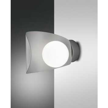Fabas Luce Adria Muurlamp LED Zilver, 1-licht