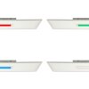 Brilliant Odella Opbouwpaneel LED Wit, 1-licht, Afstandsbediening, Kleurwisselaar