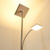Veteli Uplighter LED Chroom, Nikkel mat, 2-lichts