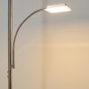 Veteli Uplighter LED Chroom, Nikkel mat, 2-lichts