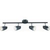 Globo NERO Plafond spot LED Antraciet, 4-lichts