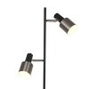 Steinhauer Fjorgard Staande lamp Zwart, 2-lichts