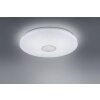 Leuchten-Direkt JONAS Plafondlamp LED Wit, 1-licht, Afstandsbediening