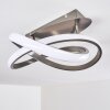 Cochato Plafondlamp LED Nikkel mat, 1-licht