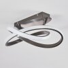 Cochato Plafondlamp LED Nikkel mat, 1-licht